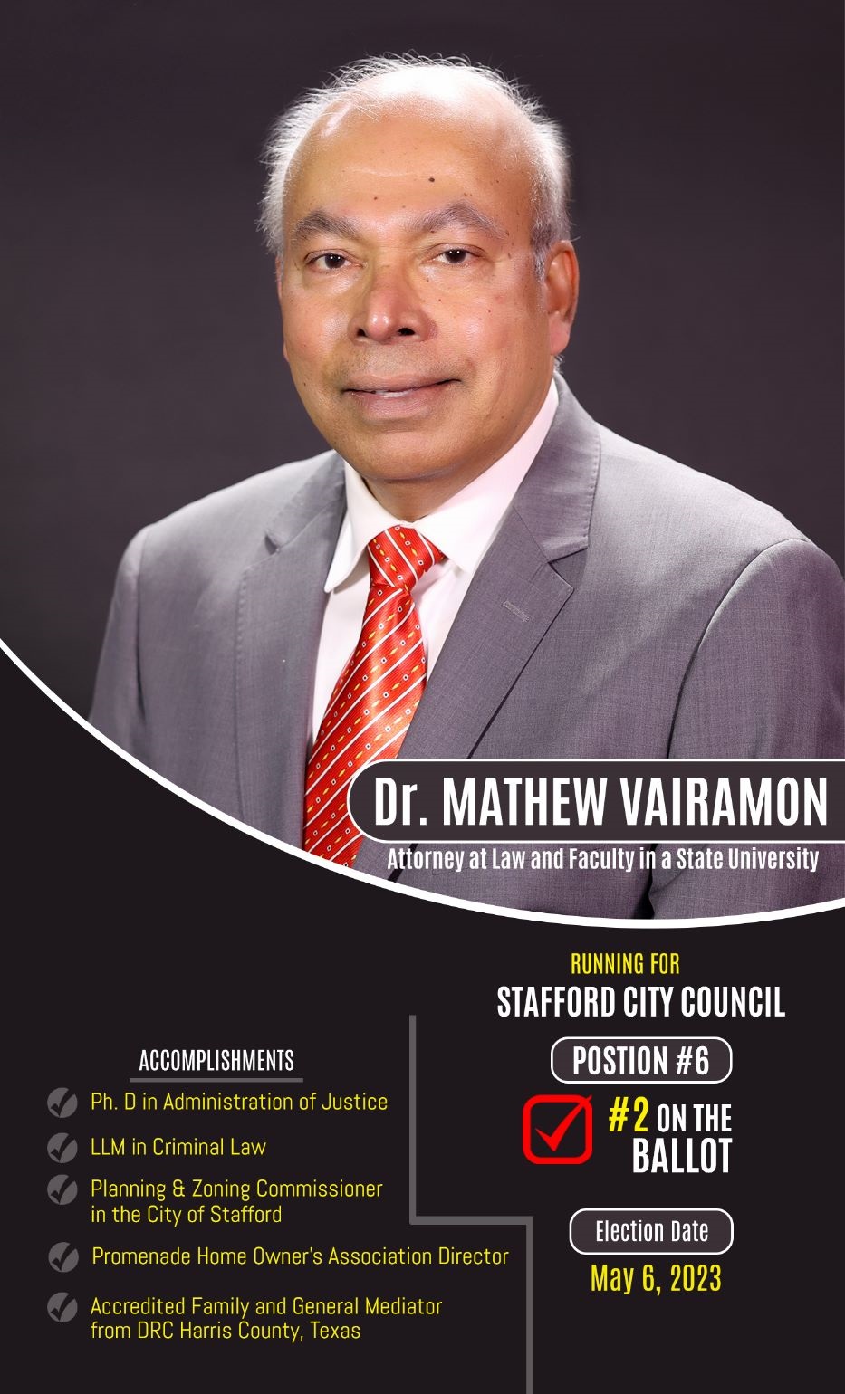 Dr. Mathew Vairamon, Esq.